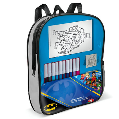 Batman - Τσάντα νηπιαγωγείου με είδη ζωγραφικής