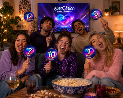 Βεντάλιες Βαθμολογίας - Eurovision (10 Τεμ)