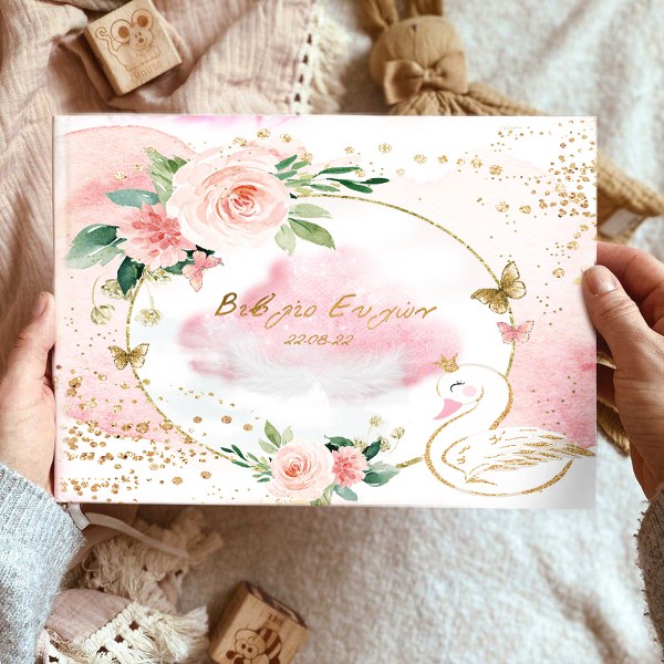 Βιβλίο Ευχών βάπτιση - Κύκνος