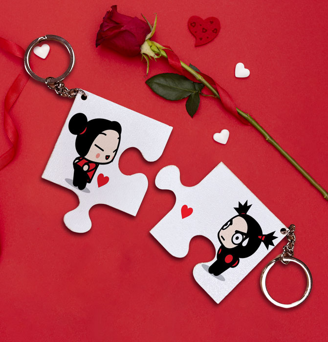 Μπρελόκ για ζευγάρι - Pucca (2 τεμ)