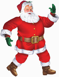 Χάρτινα διακοσμητικά Classic Santa - Άγιος Βασίλης