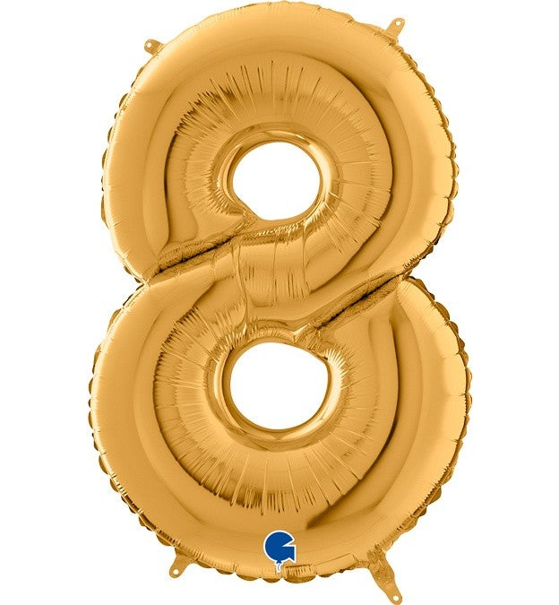 Μπαλόνια Αριθμοί Χρυσό 66 cm – 26″