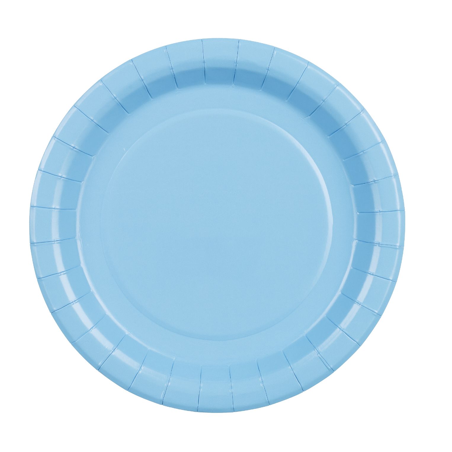 Χάρτινα Πιάτα γλυκού - Γαλάζια (6 τεμ)