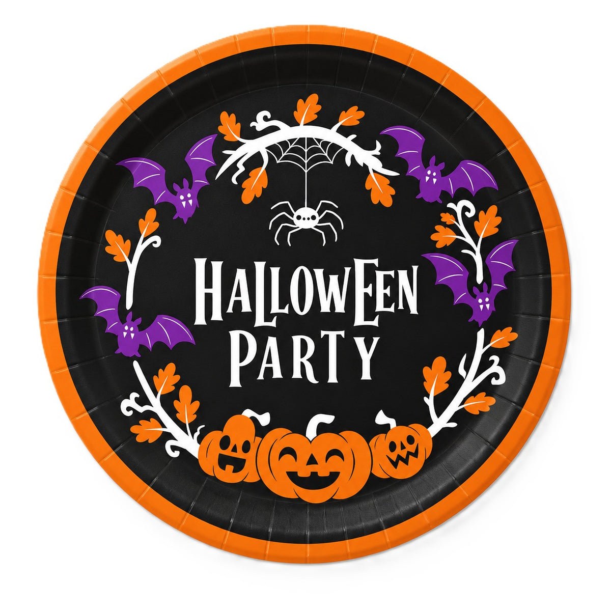 Χάρτινα Πιάτα γλυκού - Halloween Party (6 τεμ)