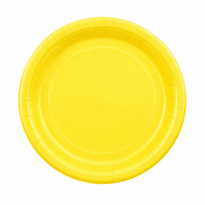 Χάρτινα Πιάτα γλυκού - Κίτρινα (6 τεμ)