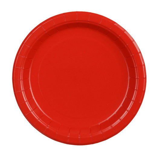 Χάρτινα Πιάτα γλυκού - Κόκκινα (6 τεμ)