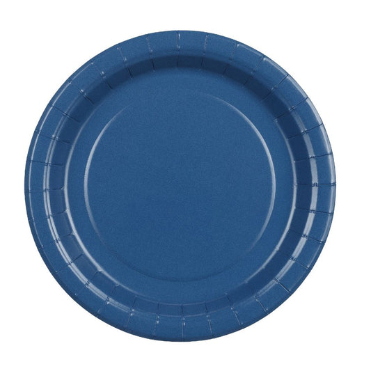 Χάρτινα Πιάτα γλυκού - Μπλε (6 τεμ)