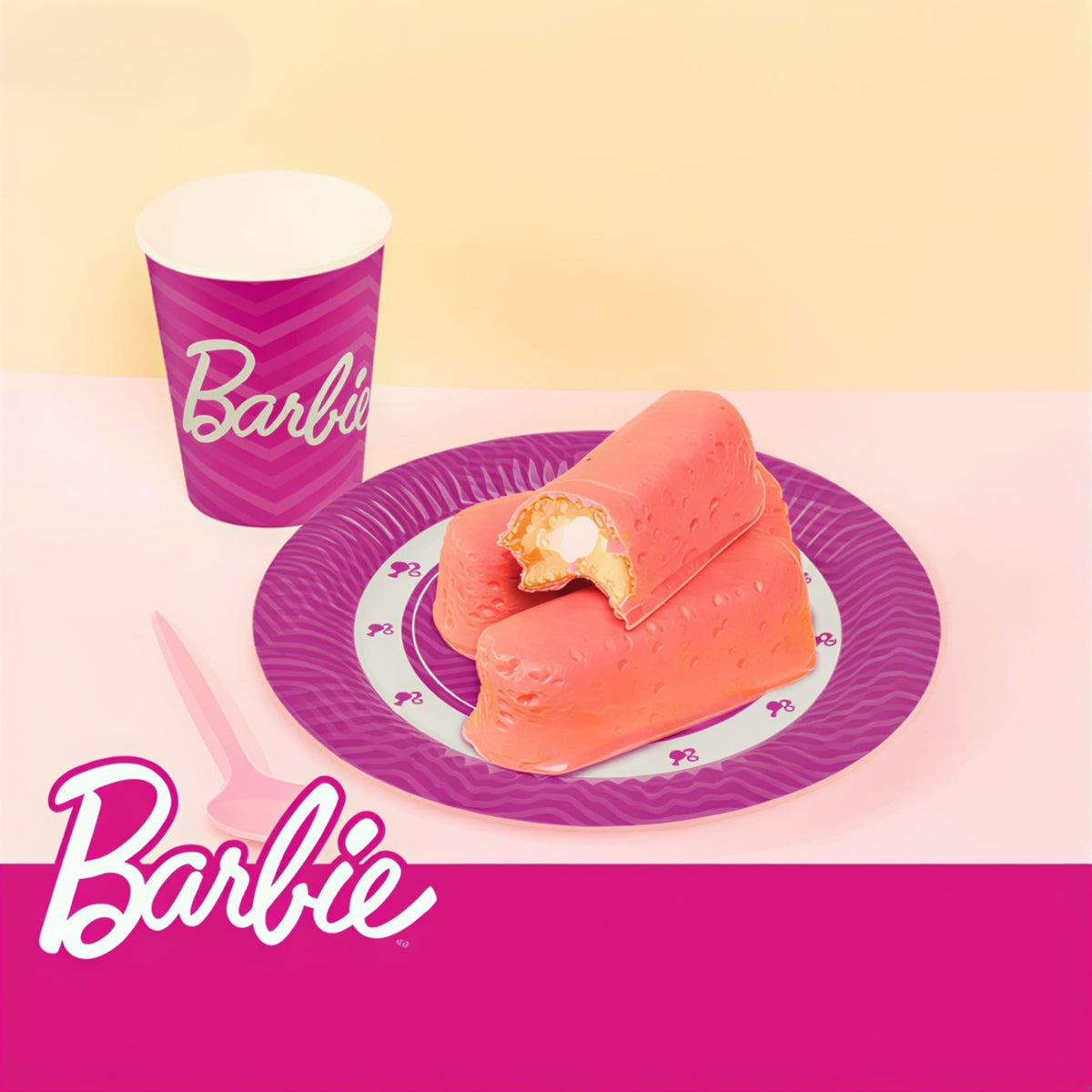 Χάρτινα Πιάτα Φαγητού - Barbie (8 τεμ)