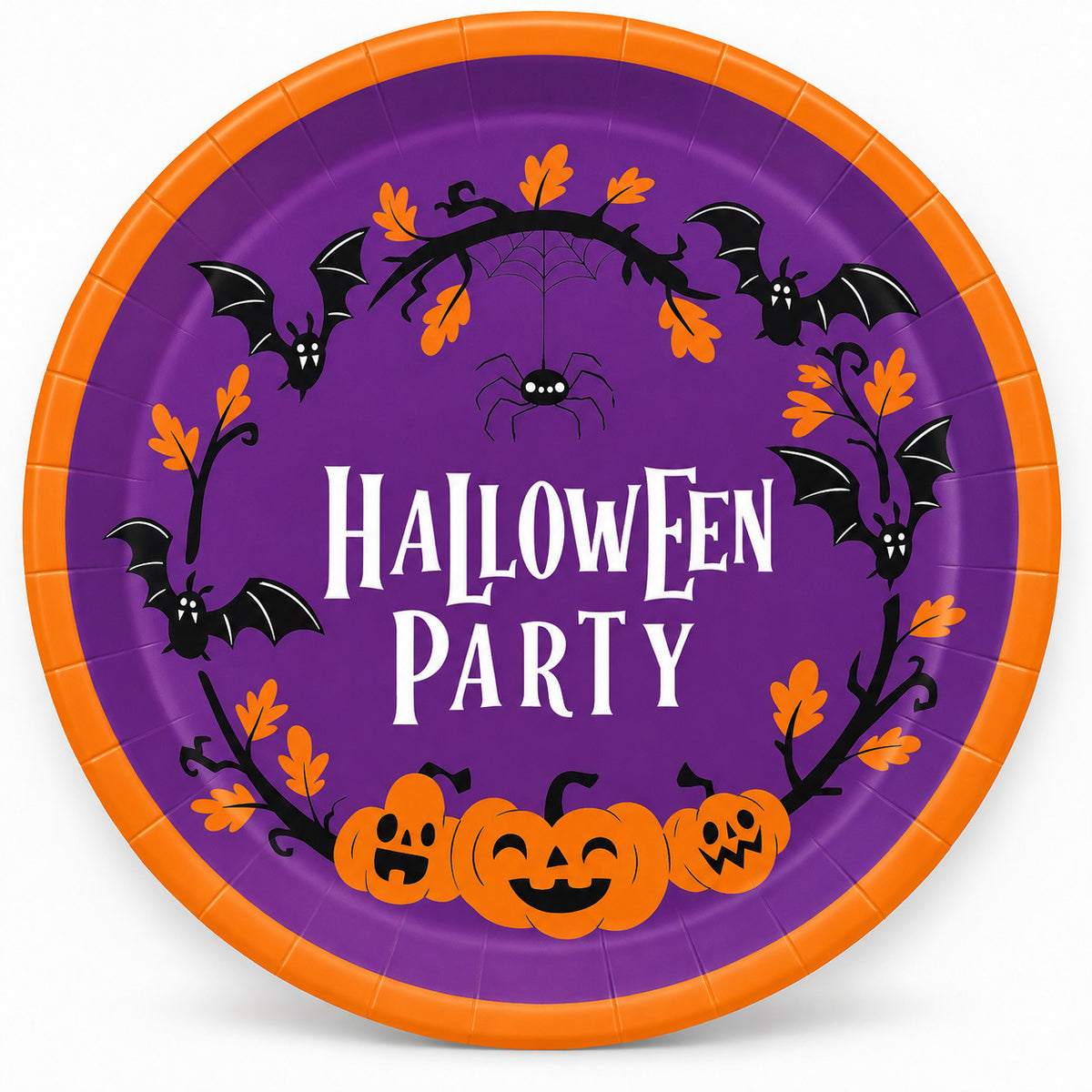 Χάρτινα Πιάτα φαγητού - Halloween Party (6 τεμ)