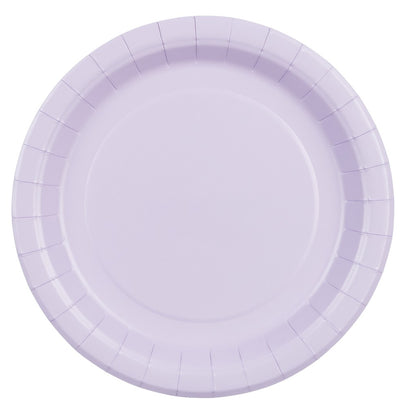 Χάρτινα Πιάτα φαγητού - Λιλά (6 τεμ)