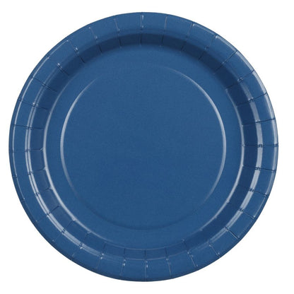 Χάρτινα Πιάτα φαγητού - Μπλε (6 τεμ)