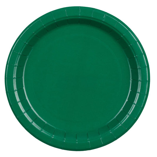 Χάρτινα Πιάτα φαγητού - Πράσινο (6 τεμ)