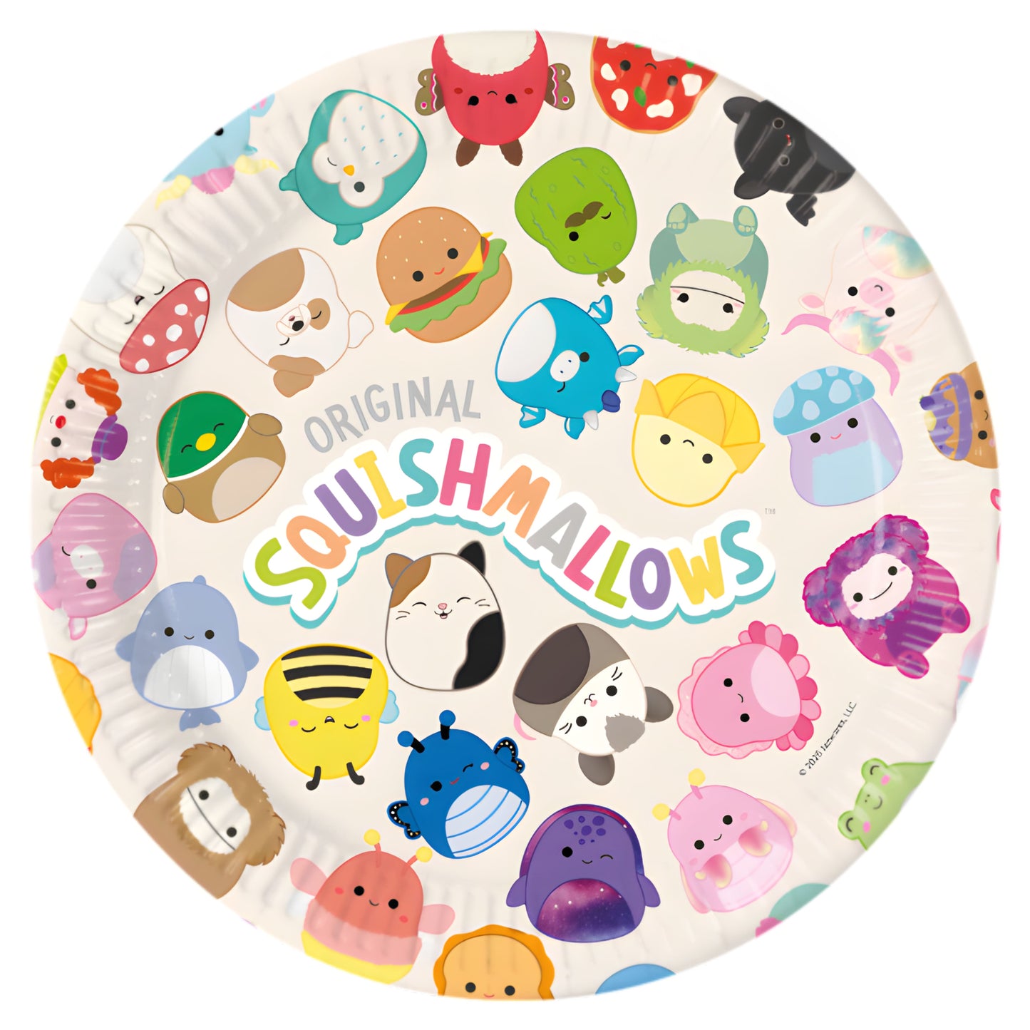 Χάρτινα Πιάτα Φαγητού - Squishmallows (8 τεμ)