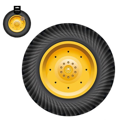 Πιάτα πάρτυ - Ρόδα Τρακτέρ (30 cm - 4 τεμ)