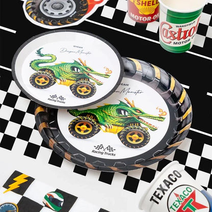 Χάρτινα Ποτήρια - Racing Motor Oil(6 τεμ)