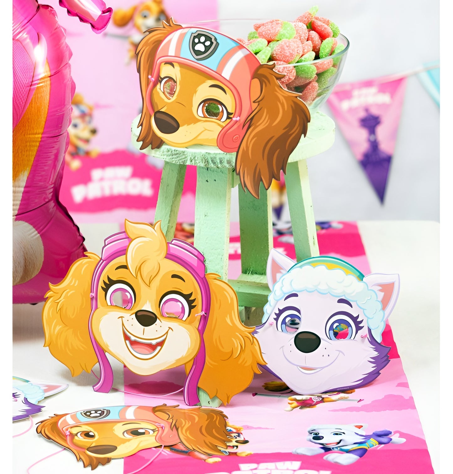 Χάρτινες Μάσκες - Paw Patrol (8 τεμ)