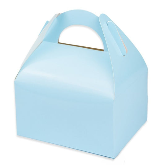Γαλάζιο Lunch Box – Χάρτινα Κουτάκια Φαγητού (6 τεμ)