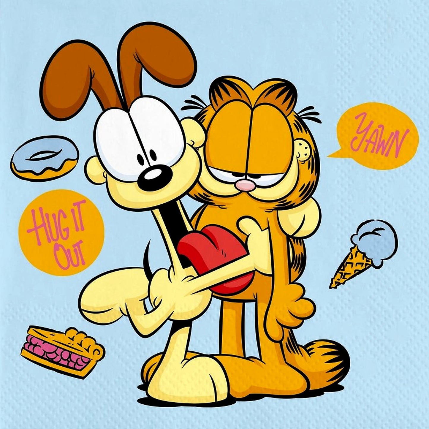 Χαρτοπετσέτες – Garfield (20 τεμ)