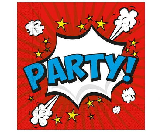 Χαρτοπετσέτες Boom Party (20 τεμ)