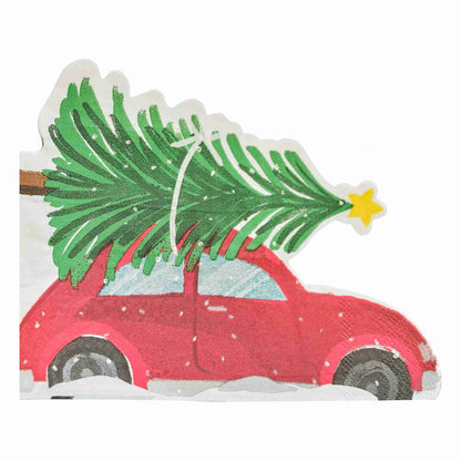 Χαρτοπετσέτες Christmas Car (16 τεμ)