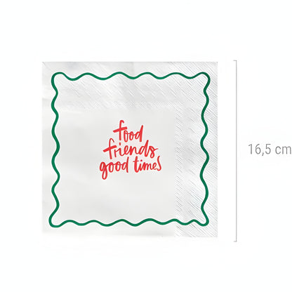 Χαρτοπετσέτες - Food Friends Good Times (20 τεμ)