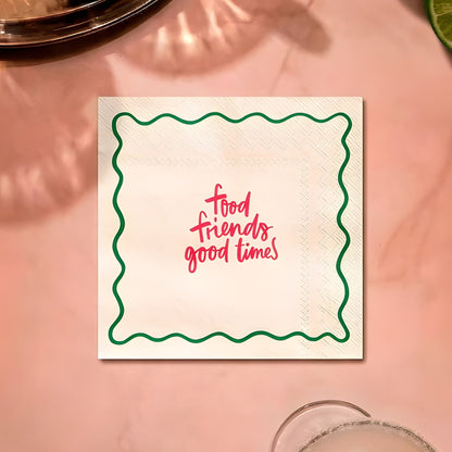 Χαρτοπετσέτες - Food Friends Good Times (20 τεμ)