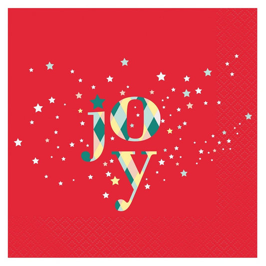 Χαρτοπετσέτες κόκκινες Joy (20 τεμ)