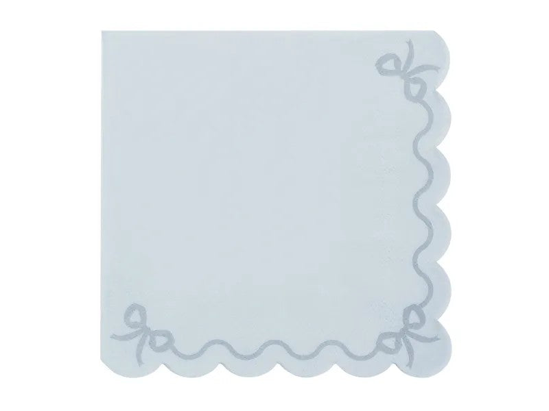 Χαρτοπετσέτες με Βολάν Misty Μπλε (12 τεμ)