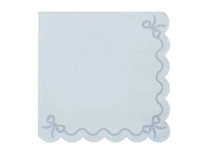 Χαρτοπετσέτες με Βολάν Misty Μπλε (12 τεμ)
