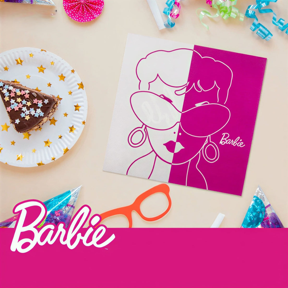 Χαρτοπετσέτες πάρτυ - Barbie (20 τεμ)