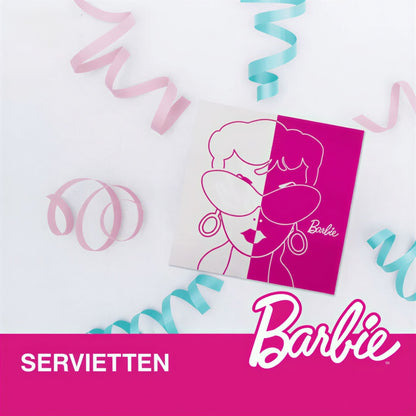 Χαρτοπετσέτες πάρτυ - Barbie (20 τεμ)