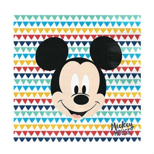 Χαρτοπετσέτες πάρτυ Mickey Awesome (20 τεμ)