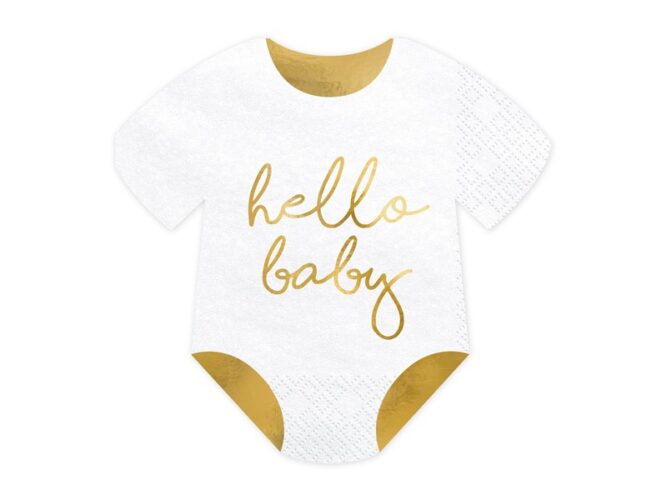 Χαρτοπετσέτες Φορμάκι μωρού Hello Baby (20 τεμ)