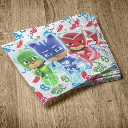 Χαρτοπετσέτες PJ Masks (20 τεμ)