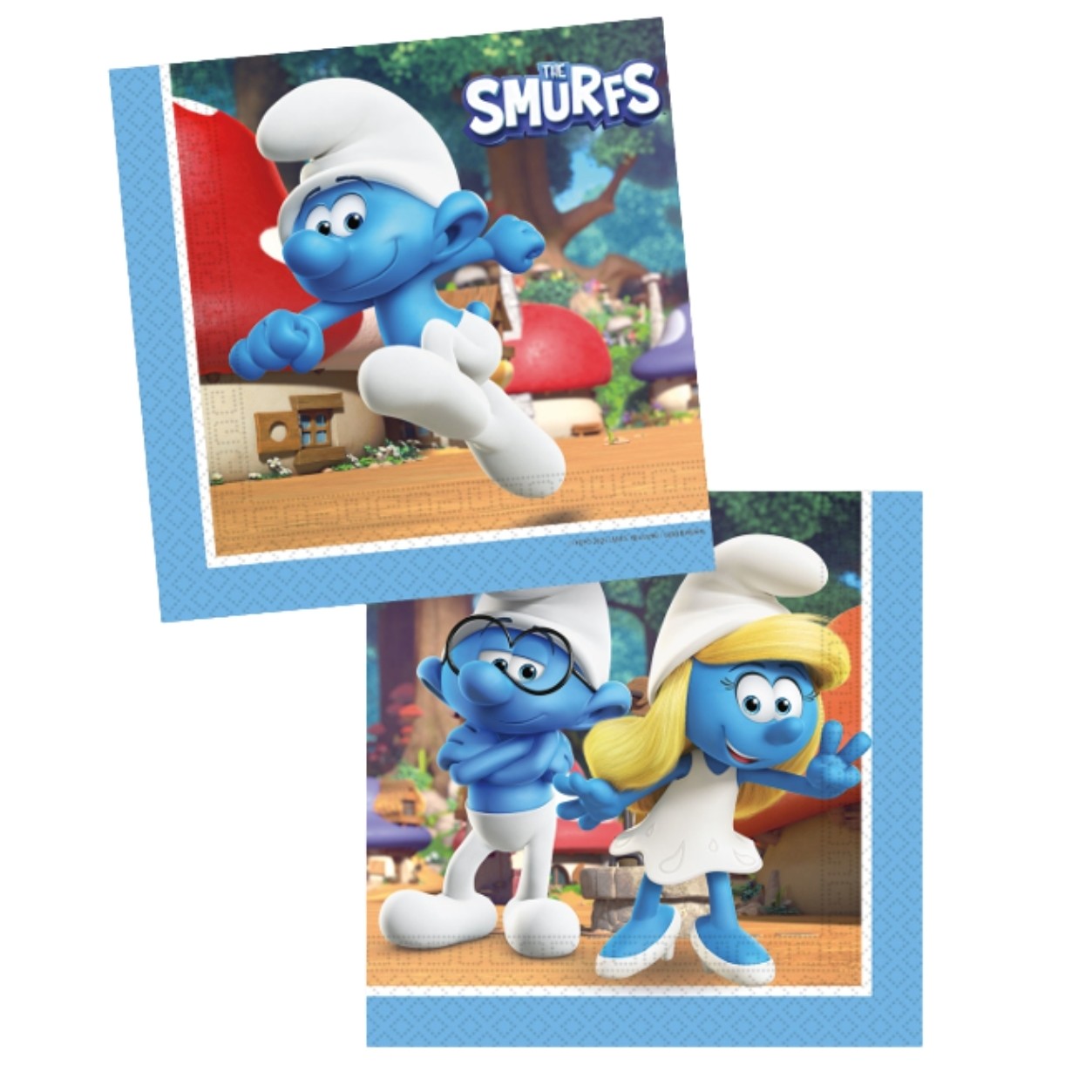 Χαρτοπετσέτες Στρουμφάκια (20 τεμ)