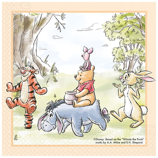 Χαρτοπετσέτες - Winnie The Pooh (20 τεμ)