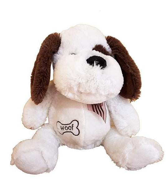 Χνουδωτό άσπρο Σκυλάκι Woof