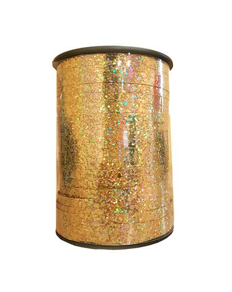 Χρυσή μεταλλική κορδέλα για μπαλόνια