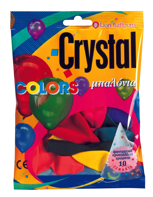 Μπαλόνια Crystal R 100/10 Tεμ