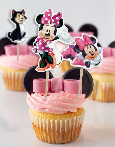 Οδοντογλυφίδες πάρτυ Minnie Mouse (6 τεμ)