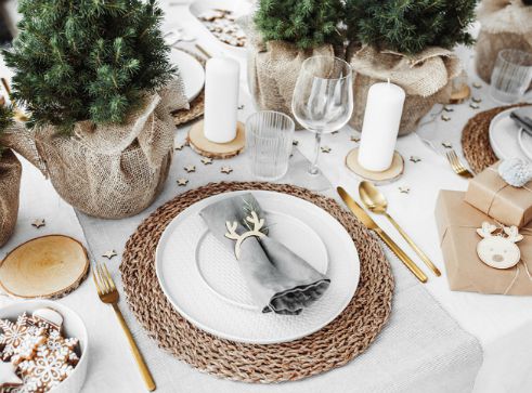 Δαχτυλίδια χαρτοπετσέτας Ταρανδάκι (6 τεμ)