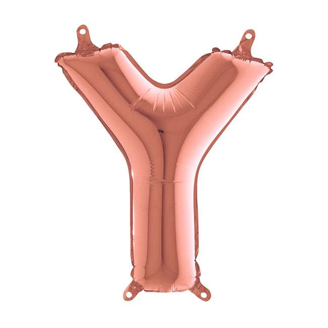 Mini Μπαλόνια Γράμματα Rosegold 36cm
