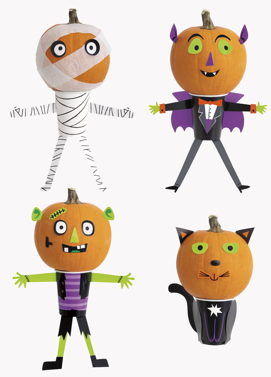 Σετ DIY Διακόσμησης Κολοκύθας / 50τεμ