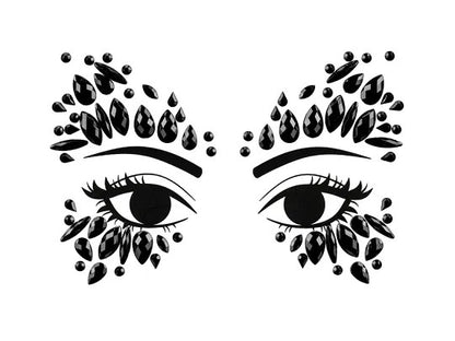 Διακοσμητικά Αυτοκόλλητα Προσώπου - Κρύσταλλα