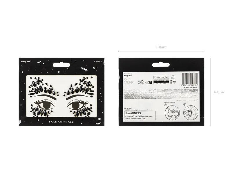 Διακοσμητικά Αυτοκόλλητα Προσώπου - Κρύσταλλα