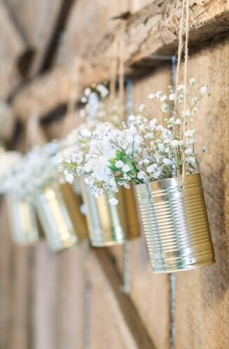 Διακοσμητικά κρεμαστά Τενεκεδάκια (5 τεμ)