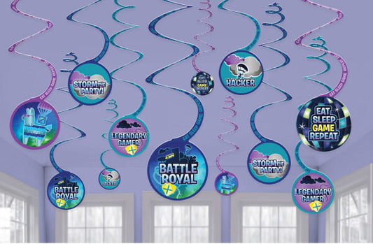 Διακοσμητικά Οροφής Battle Royal (12 τεμ)