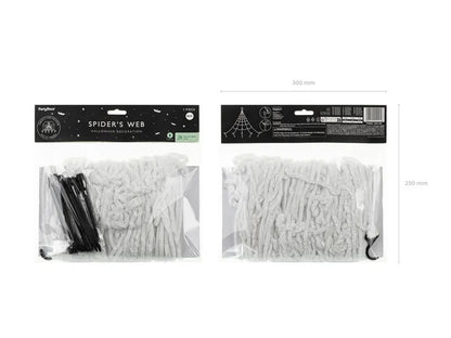Λευκός Διακοσμητικός Ιστός Αράχνης 5m
