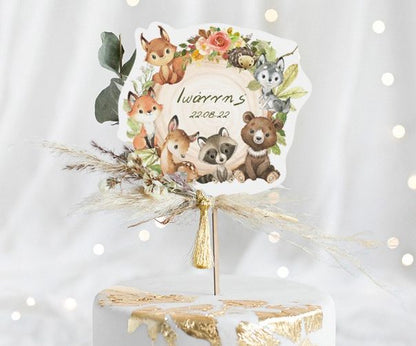 Διακοσμητικό Στικ Ζώα του Δάσους (3 τεμ)