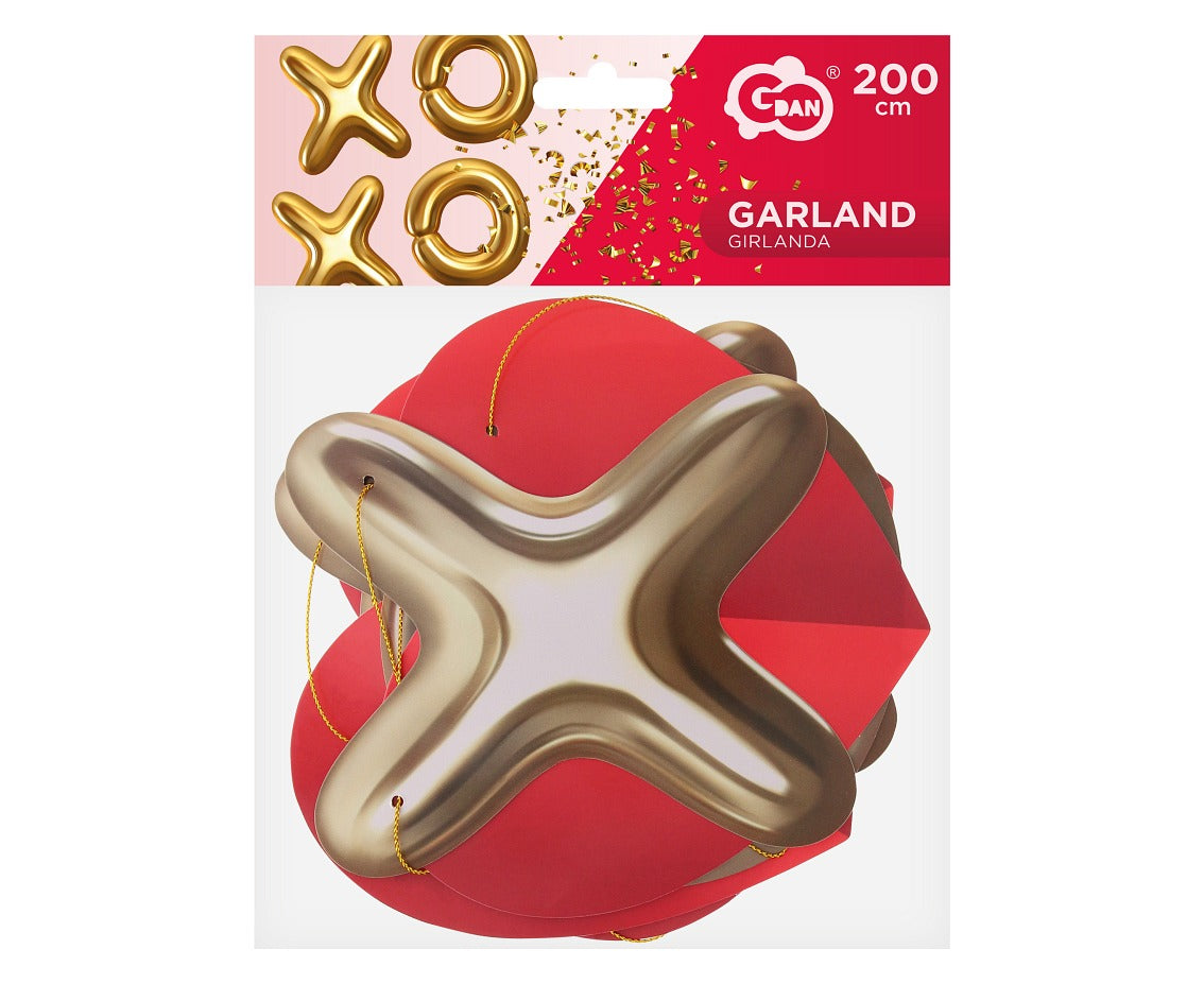 Διασκομηστική Γιρλάντα XOXO 200cm